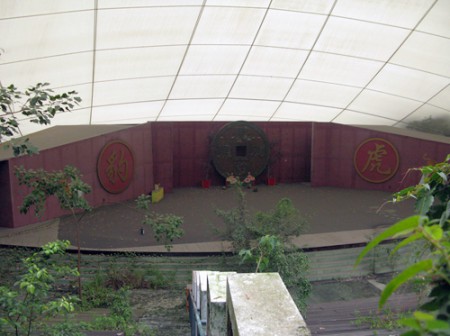 Haw Par Villa, Singapore. Empty Stage.
